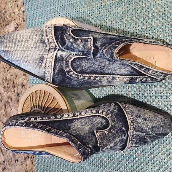 MeisileHeels Summer Breathable Casual Slippers Fashion Women Beach Denim Slip On - Picture 7 of 8